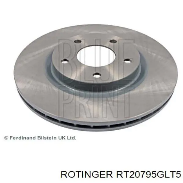 Диск гальмівний передній RT20795GLT5 Rotinger