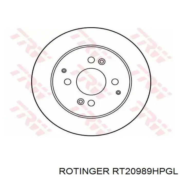 Купить RT20989HPGL Rotinger Ротор тормозной