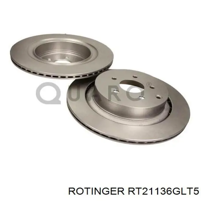 Задний тормозной диск Rotinger RT21136GLT5 цена, от 105.69 USD
