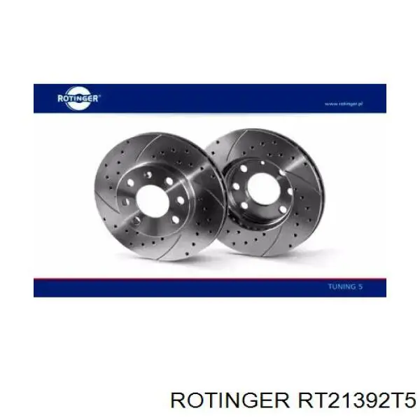 Тормозные диски RT21392T5 Rotinger