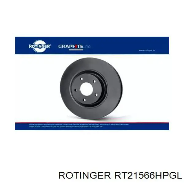 RT 21566HP-GL Rotinger передние тормозные диски