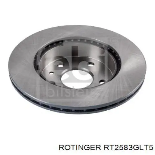 Диск гальмівний передній RT2583GLT5 Rotinger