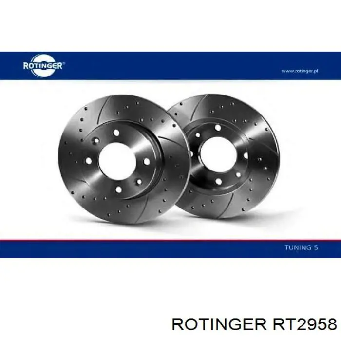 Ремкомплект тормозов передних Rotinger RT2958 цена, от 33.53 USD
