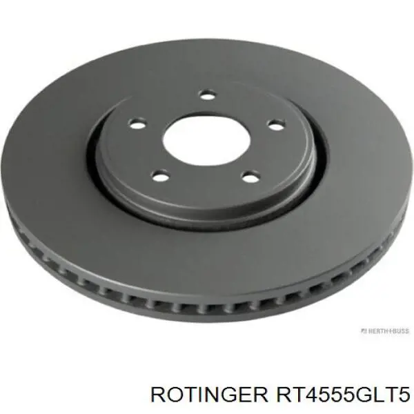 Диск гальмівний передній RT4555GLT5 Rotinger