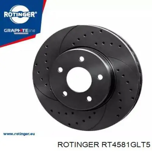 Задний тормозной диск Rotinger RT4581GLT5 цена, от 55.15 USD