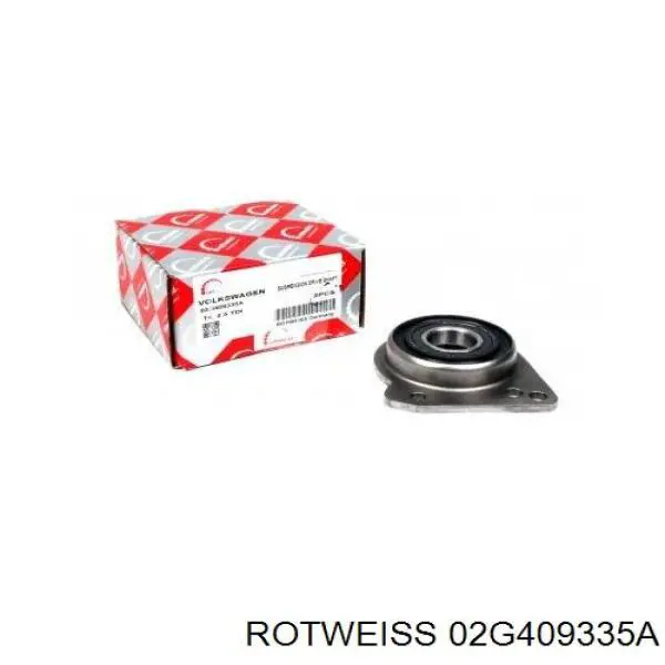 02G409335A Rotweiss rolamento suspenso do semieixo dianteiro