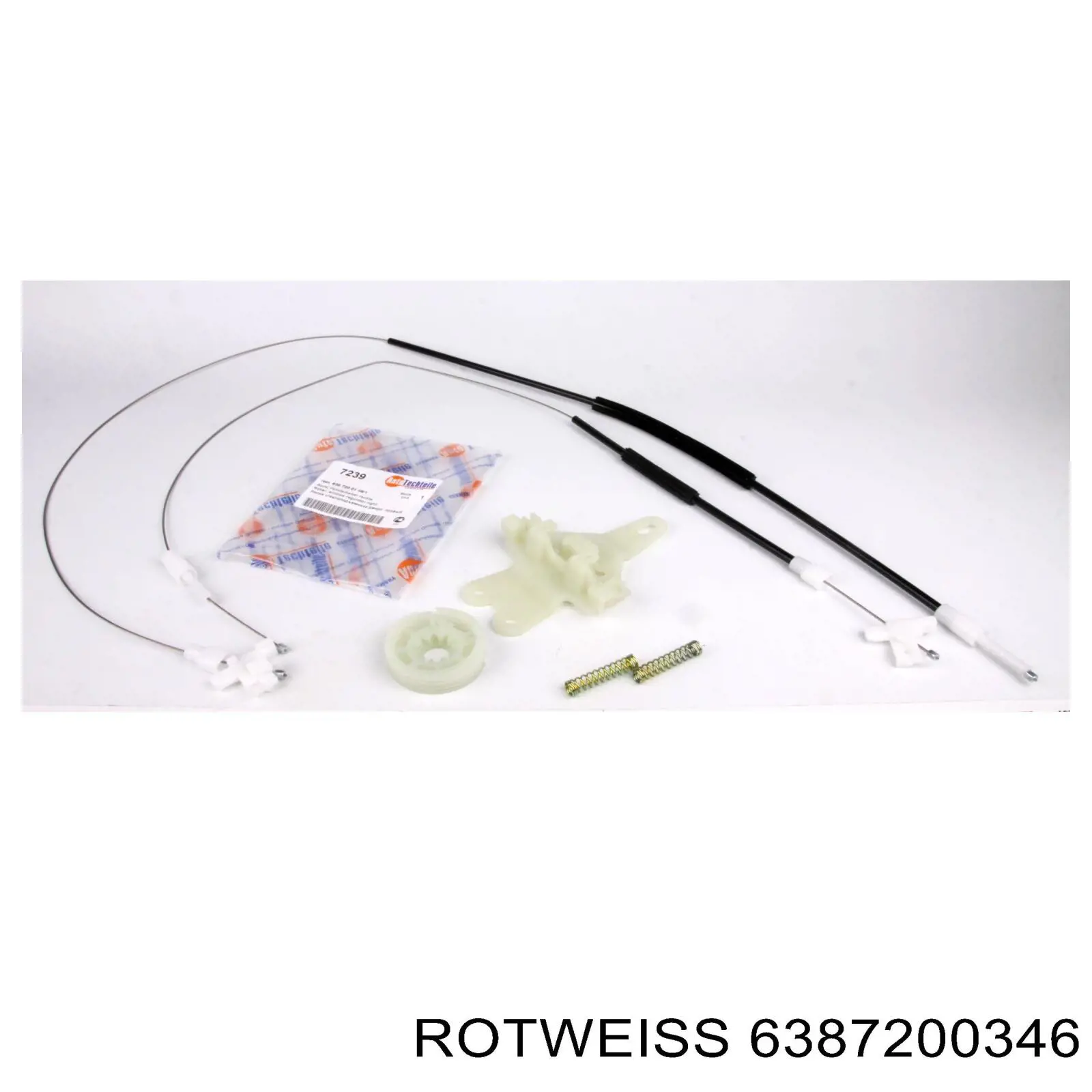 Купить 6387200346 Rotweiss Ремкомплект механизма стеклоподъемника передней двери