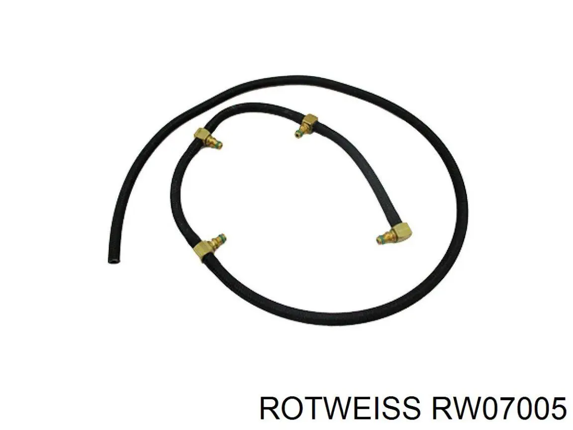 RW07005 Rotweiss Трубка топливная обратная от форсунок