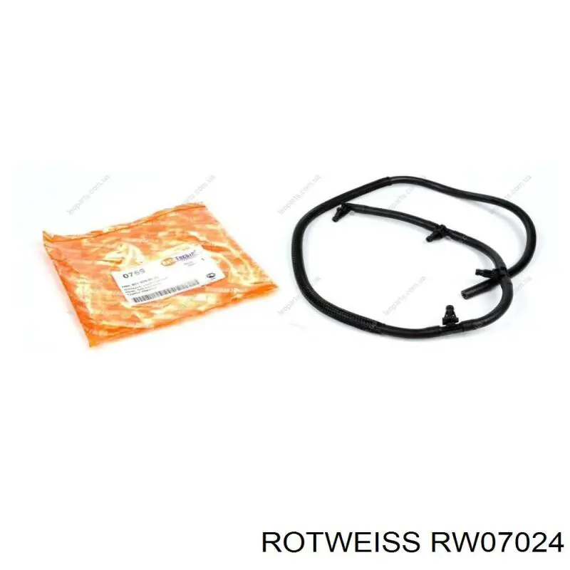 RW07024 Rotweiss трубка топливная, обратная от форсунок