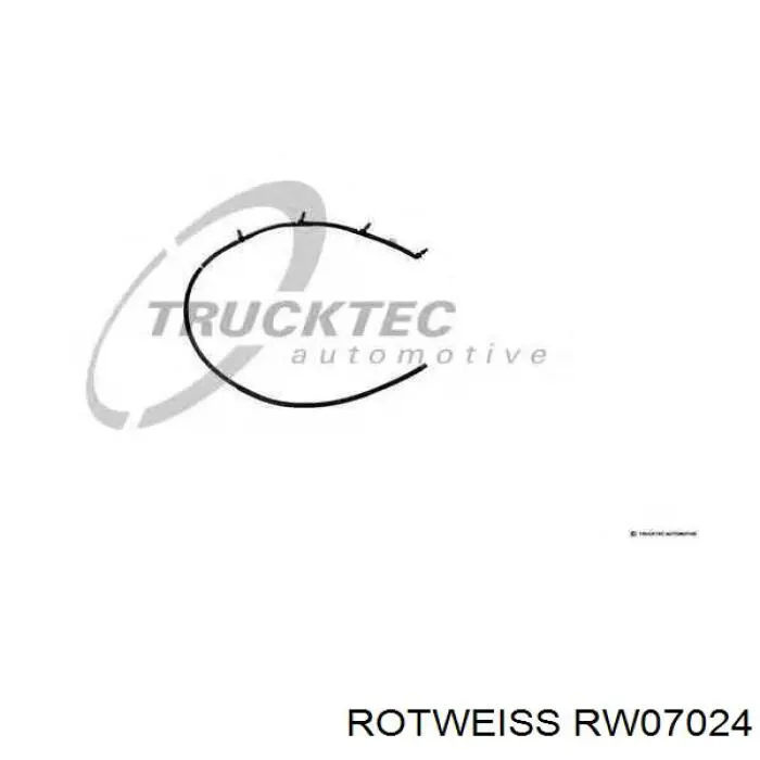 Трубка топливная, обратная от форсунок Rotweiss RW07024 цена, от 16.34 USD