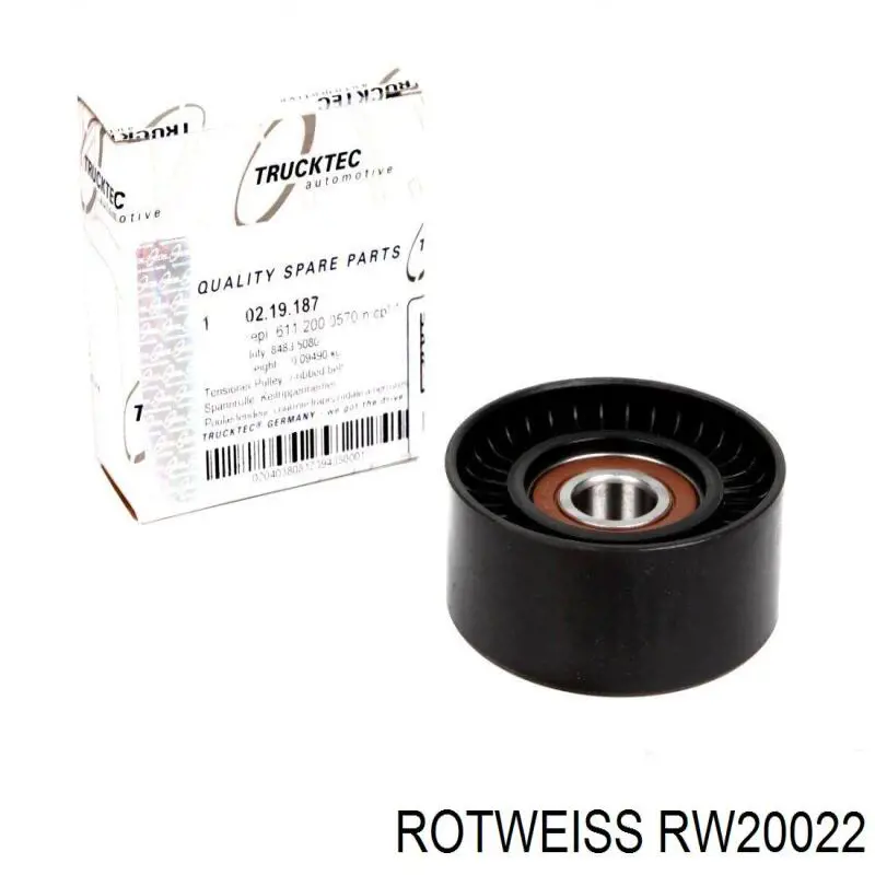 RW20022 Rotweiss Ролик натяжителя ремня агрегатов