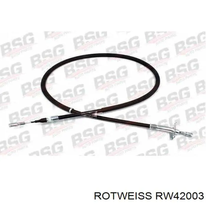 RW42003 Rotweiss Трос ручного тормоза задний правый/левый