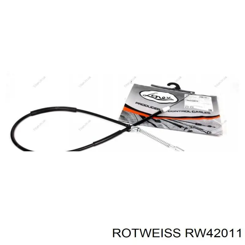 RW42011 Rotweiss Трос ручного тормоза задний правый/левый