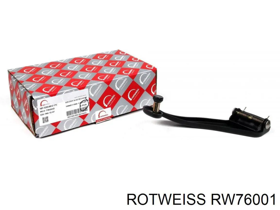 Ролик двери боковой/сдвижной, правый центральный Rotweiss RW76001 цена, от 14.93 USD