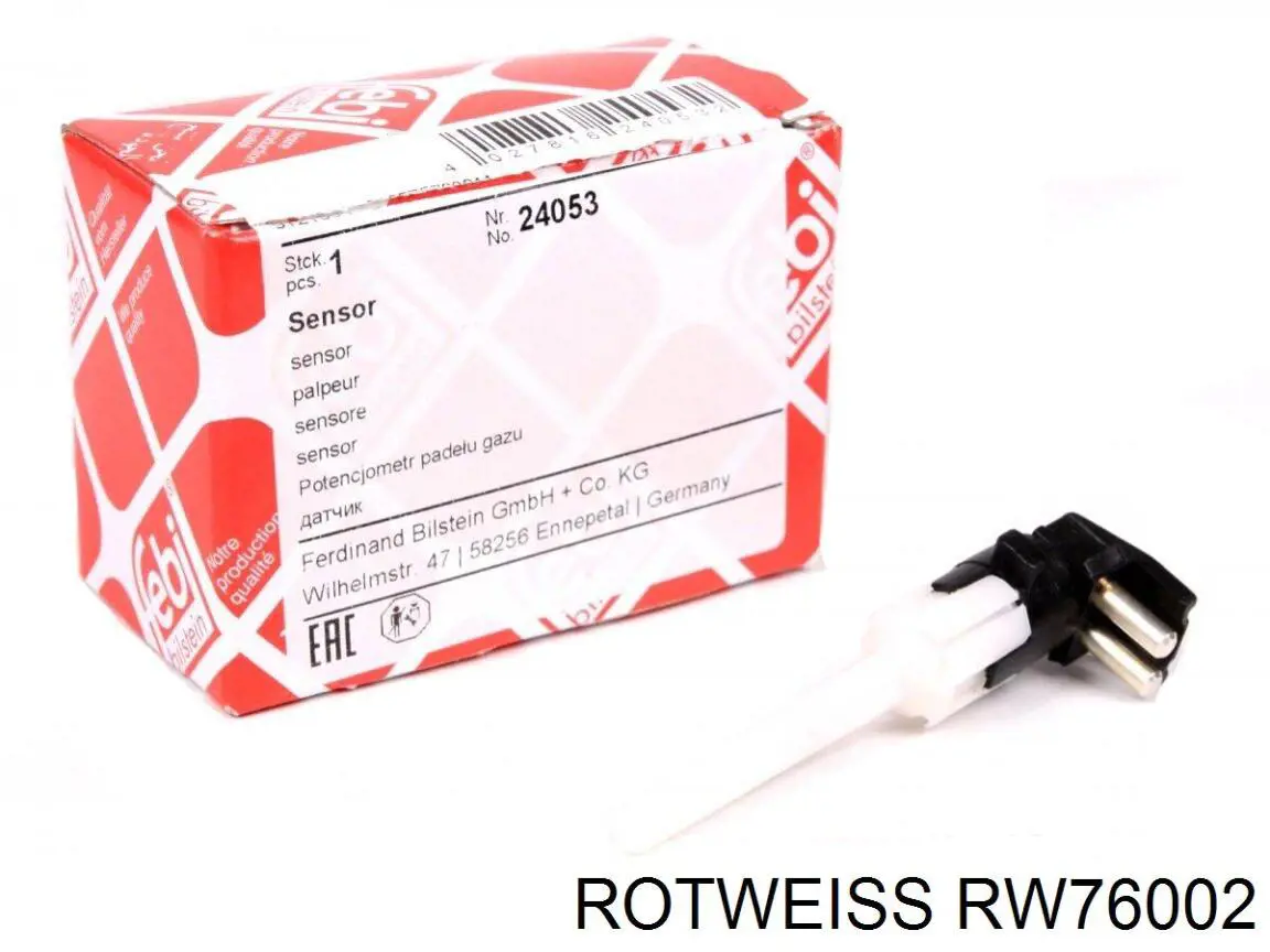 Ролик двери боковой (сдвижной) правый верхний Rotweiss RW76002 цена, от 14.53 USD