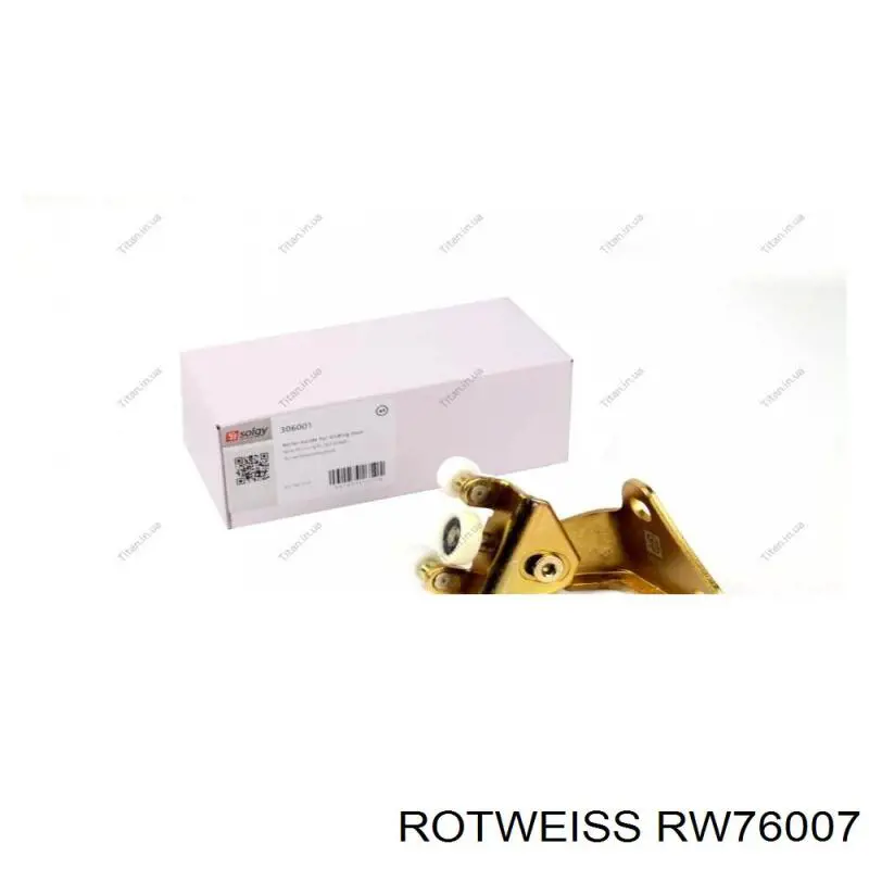 Ролик двери боковой (сдвижной) правый верхний Rotweiss RW76007 цена, от 14.48 USD