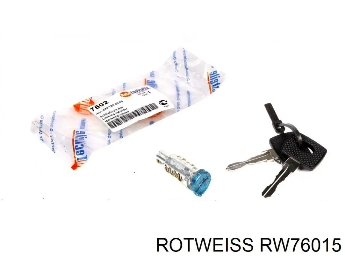 RW76015 Rotweiss личинка замка двери передней