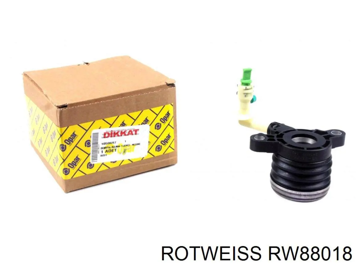 RW88018 Rotweiss Брызговик передний, левый