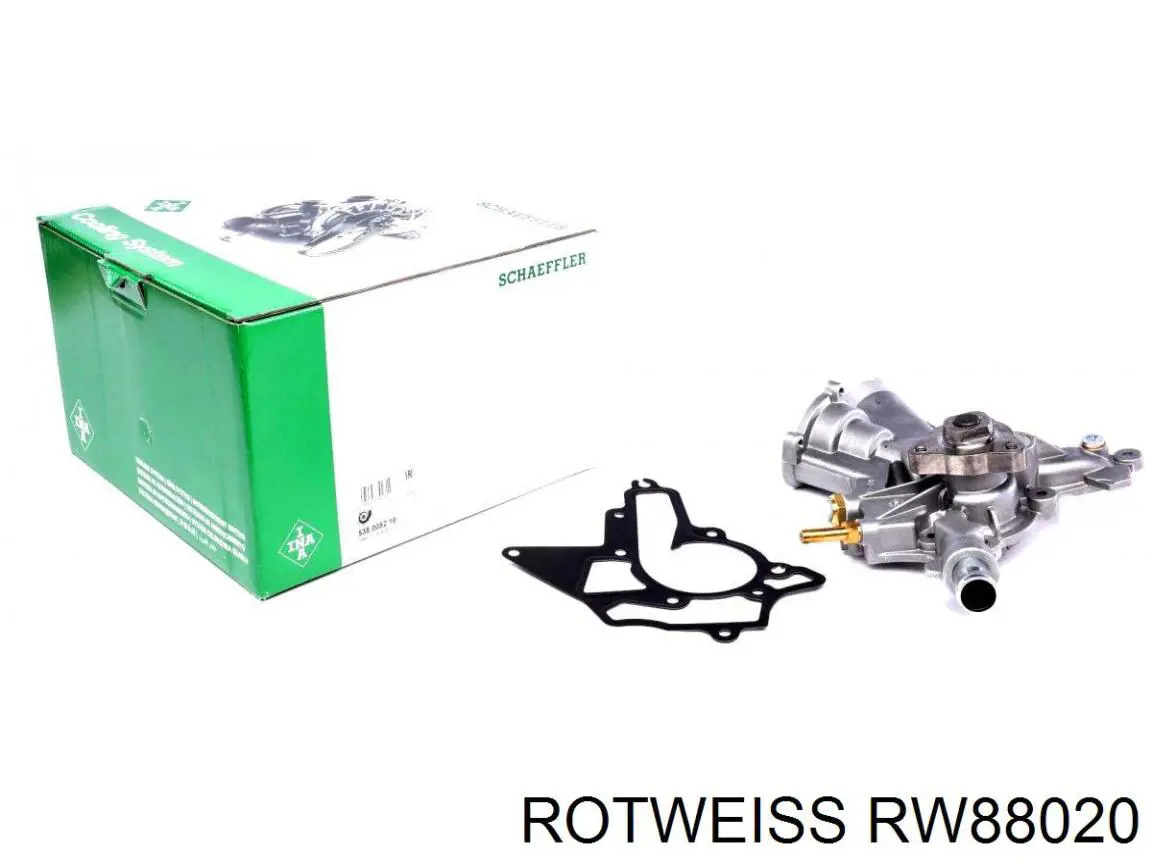 RW88020 Rotweiss Брызговик задний левый