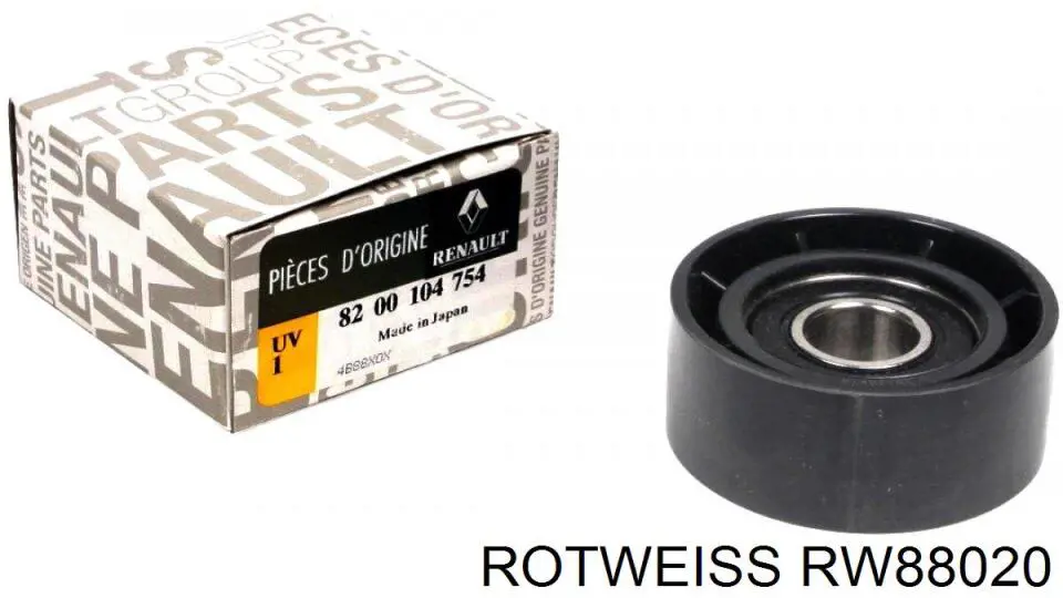 Брызговик задний левый RW88020 Rotweiss