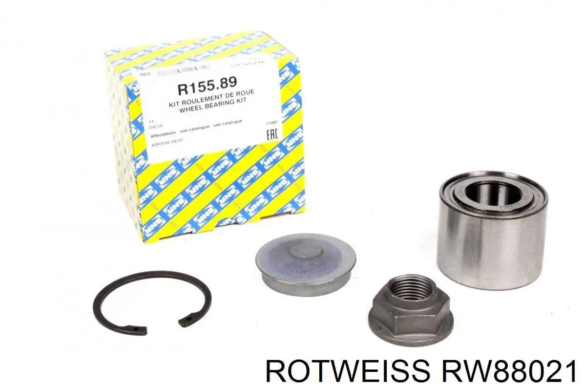 Брызговик задний правый RW88021 Rotweiss