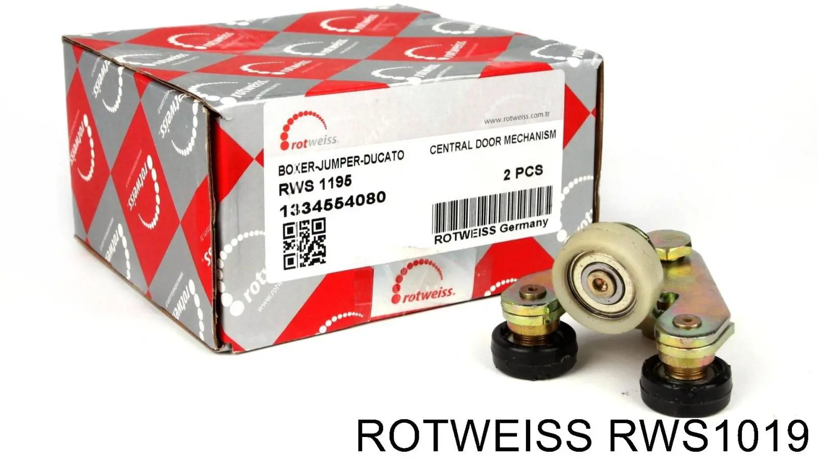 RWS1019 Rotweiss ролик двери боковой (сдвижной правый нижний)