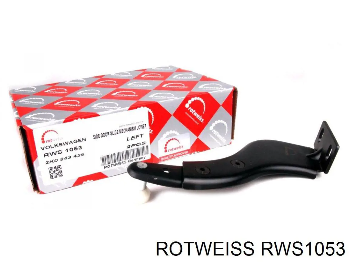 RWS1053 Rotweiss rolo direito superior da porta lateral (deslizante)
