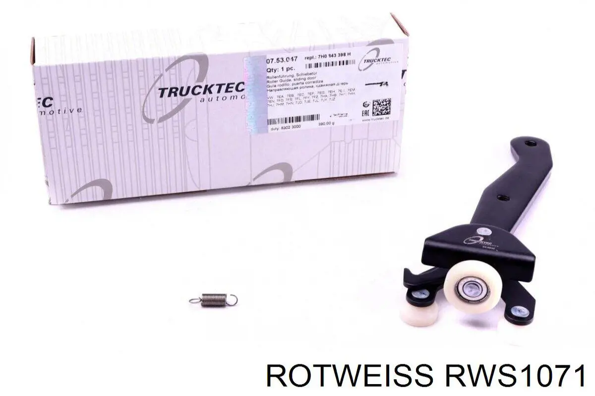 RWS1071 Rotweiss rolo direito central da porta lateral (deslizante)