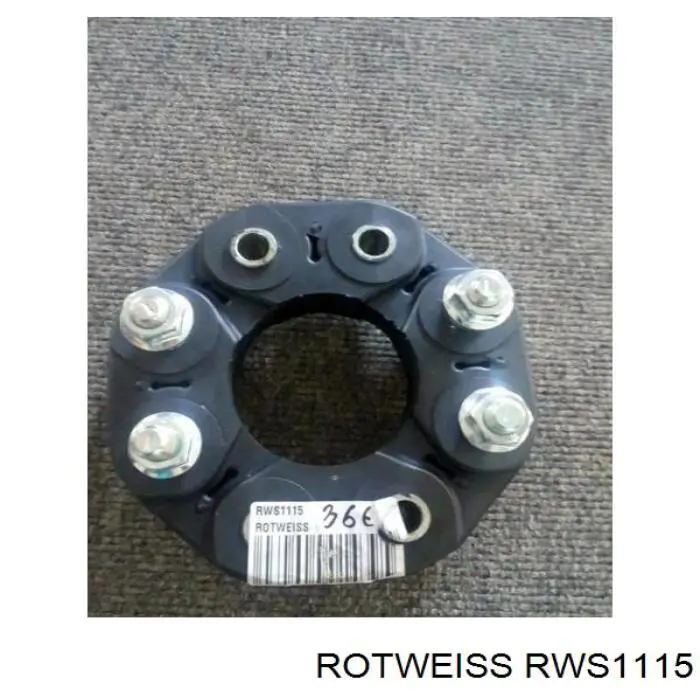 RWS1115 Rotweiss муфта кардана эластичная передняя