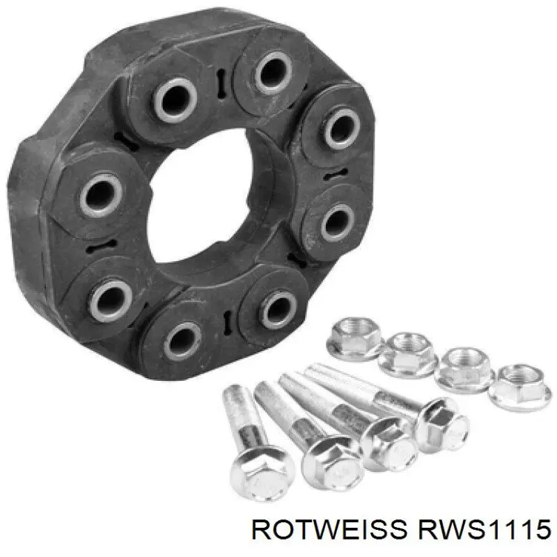 RWS1115 Rotweiss Муфта кардана эластичная, передняя