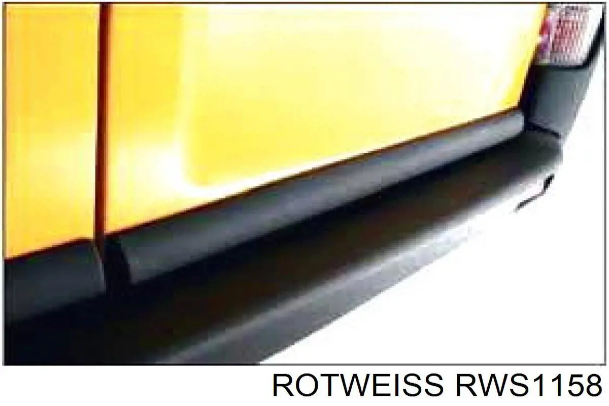 Накладка двери передней левой Rotweiss RWS1158 цена, от 12.77 USD