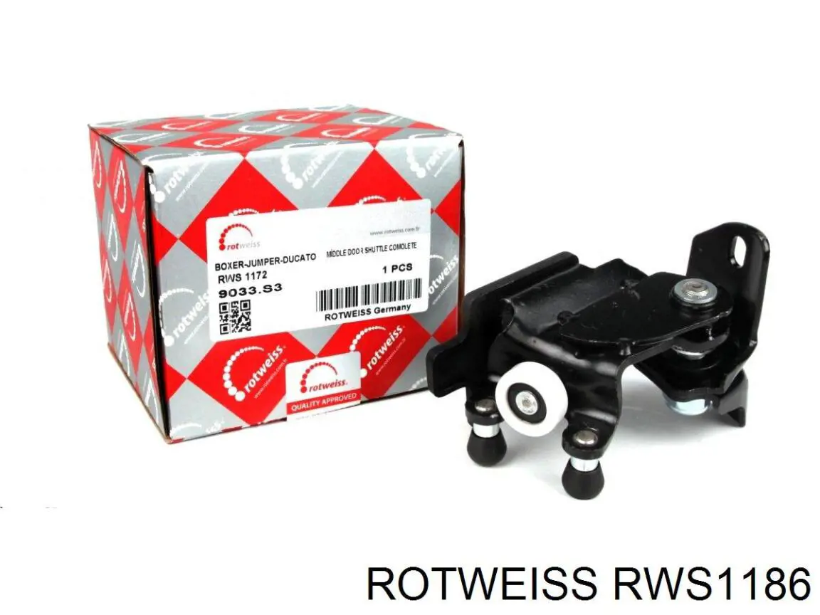 RWS1186 Rotweiss ролик двери боковой (сдвижной правый верхний)