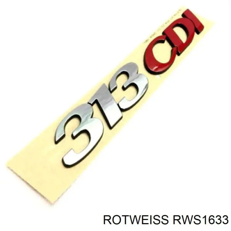 RWS1633 Rotweiss Эмблема решетки радиатора