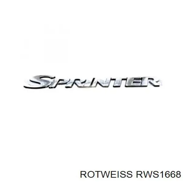 Эмблема решетки радиатора RWS1668 Rotweiss