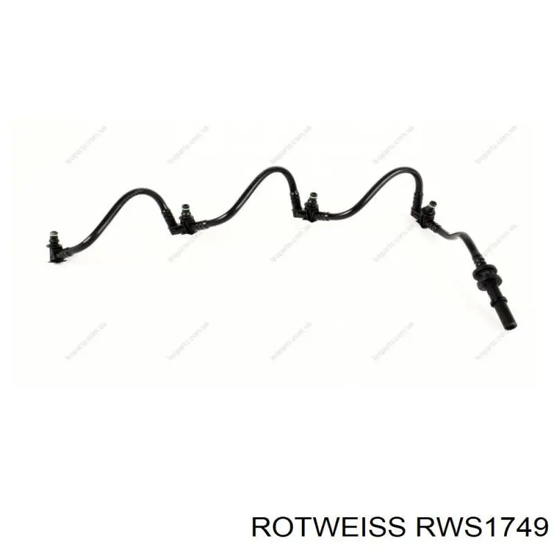 RWS1749 Rotweiss tubo de combustível, inverso desde os injetores