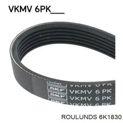 Ремень генератора 6K1830 Roulunds