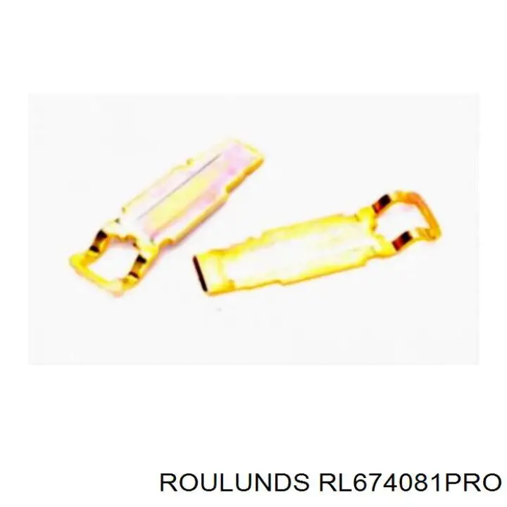 Задние тормозные колодки RL674081PRO Roulunds