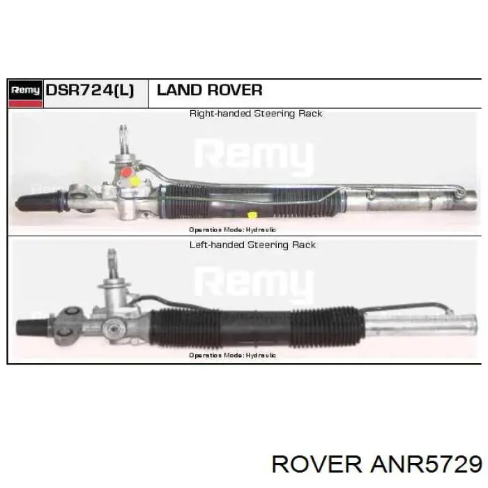 ANR5729 Rover cremalheira da direção