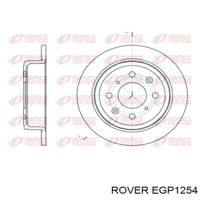 Купить EGP1254 Rover Диск тормозной задний