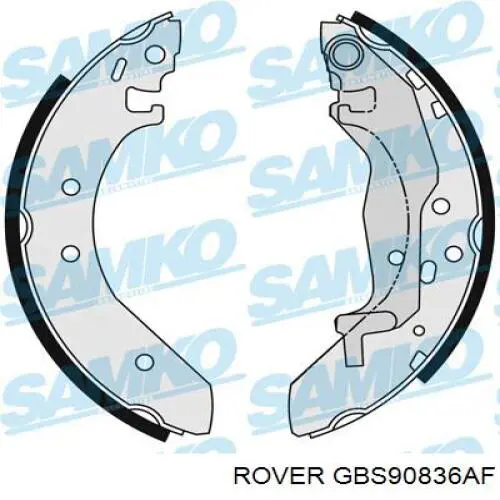 Задние барабанные колодки GBS90836AF Rover