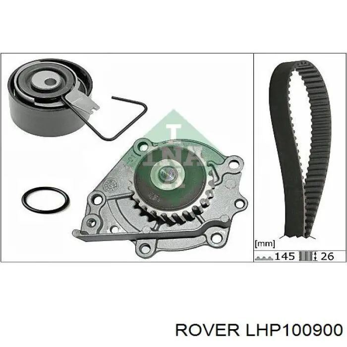 LHP100900 Rover Ролик натяжителя ремня ГРМ