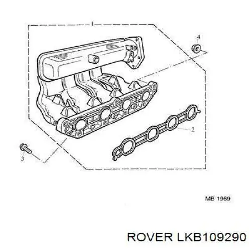  Впускной коллектор Rover 25 