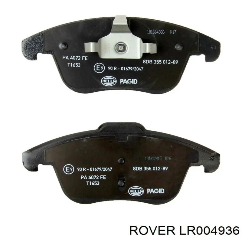 Колодки Rover LR004936 цена, от 50.96 USD