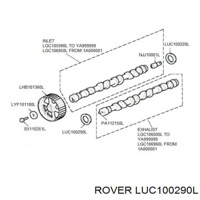 LUC100290L Rover 