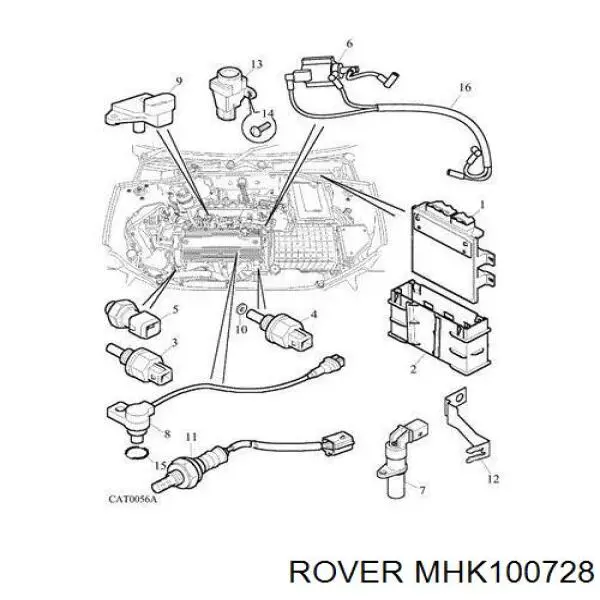 Лямбда зонд MHK100728 Rover