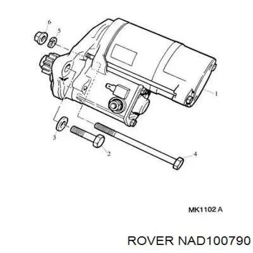 Купить NAD100790 Rover Стартер