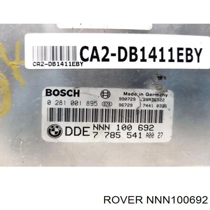 Блок управления двигателем NNN100692 Rover