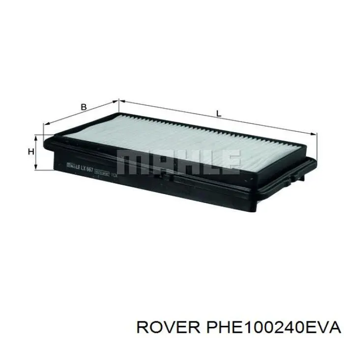 Воздушный фильтр PHE100240EVA Rover