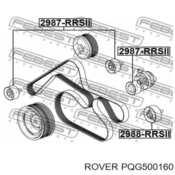 Натяжитель приводного ремня PQG500160 Rover