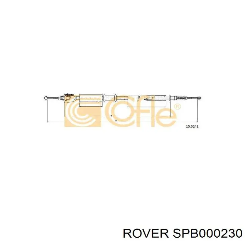 Задний трос ручника SPB000230 Rover